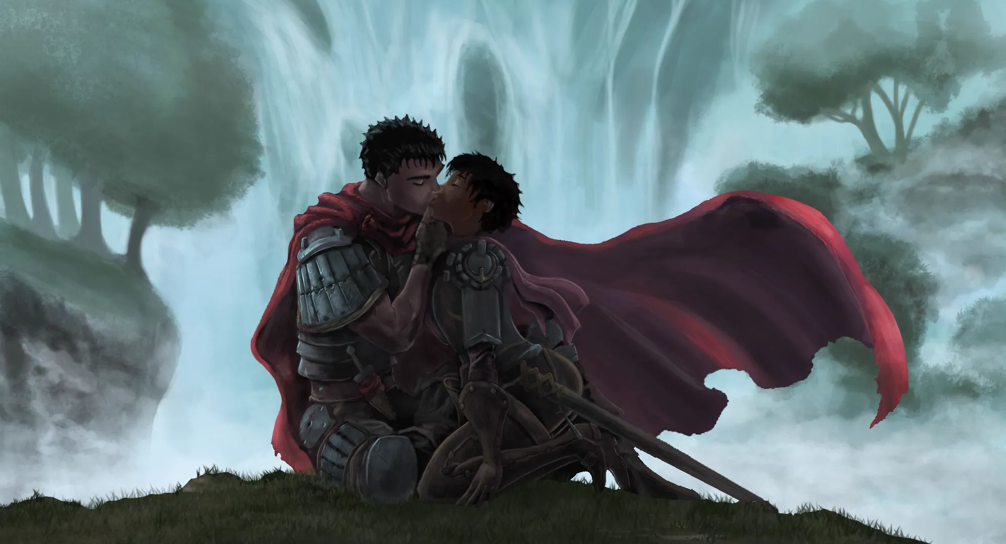 Guts et Casca II Guts et Casca II — Wallpaper Berserk